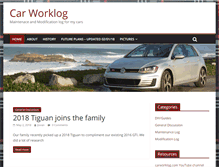 Tablet Screenshot of carworklog.com